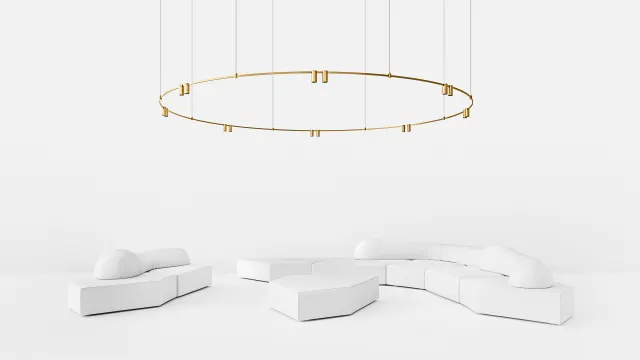 BRASS ROUND — rail d’éclairage en laiton BOlight, visuel 3
