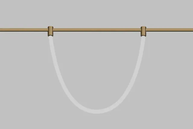 BRASS SILICONE TUBE — rail d’éclairage en laiton BOlight