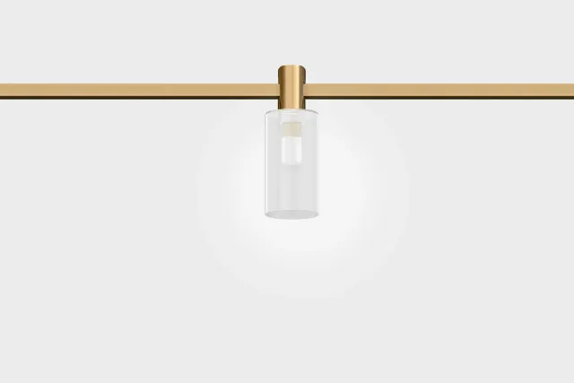 GLASS — rail d’éclairage en laiton BOlight
