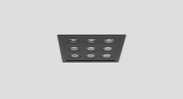 LENS SQUARE — encastré de plafond BOlight