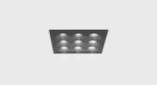 LENS SQUARE — encastré de plafond BOlight, visuel 2
