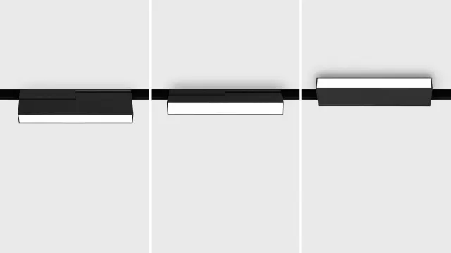 LINEAR ADJUSTABLE FLOOD — rail magnétique 48V BOlight, visuel 4