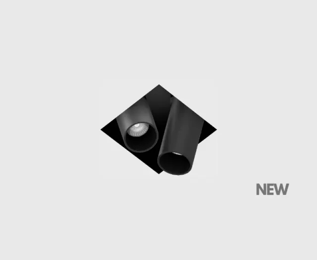 SPYBOX DOUBLE SQUARE TRIMLESS DIM — encastré de plafond BOlight