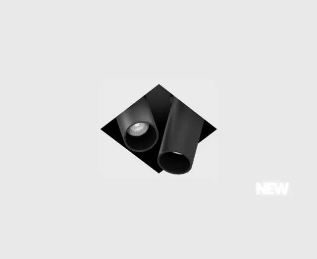 SPYBOX DOUBLE SQUARE TRIMLESS DIM — encastré de plafond BOlight, visuel 2