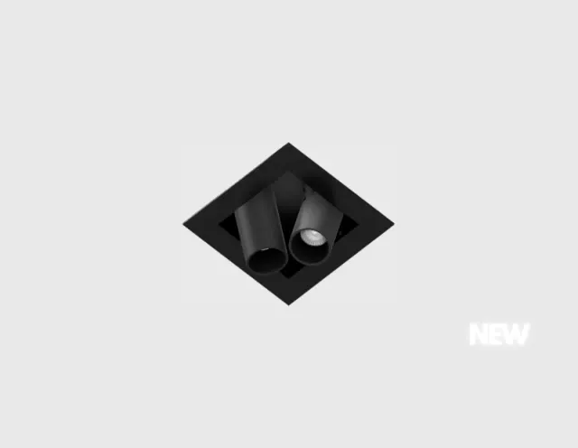SPYBOX DOUBLE SQUARE WITH FRAME DIM — encastré de plafond BOlight, visuel 2