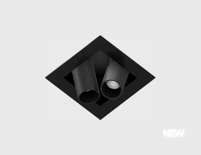SPYBOX DOUBLE SQUARE WITH FRAME DIM — encastré de plafond BOlight, visuel 3