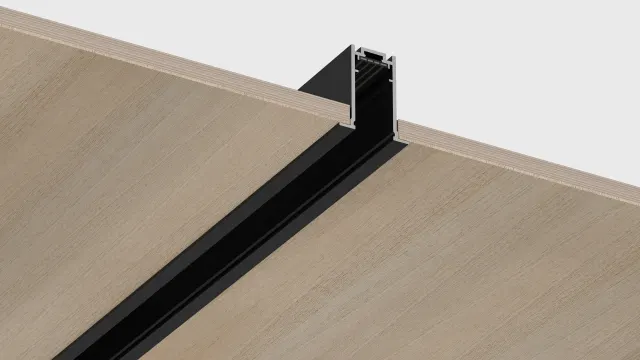 TRACK LINE 48V RECESSED WITH FRAME — rail magnétique 48V BOlight, visuel 2