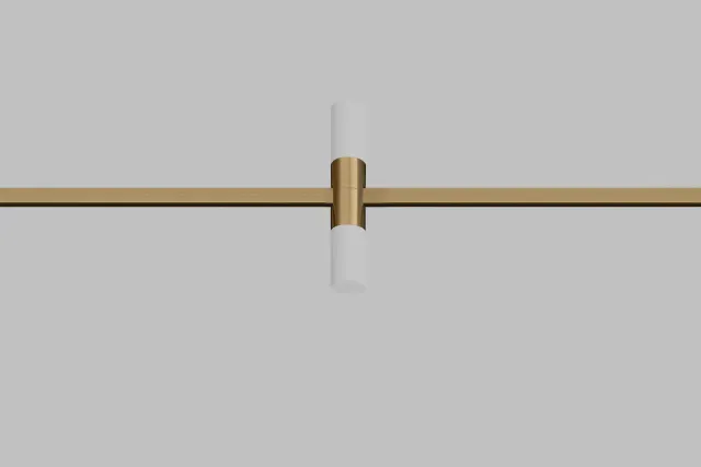 TUBE DUO — rail d’éclairage en laiton BOlight