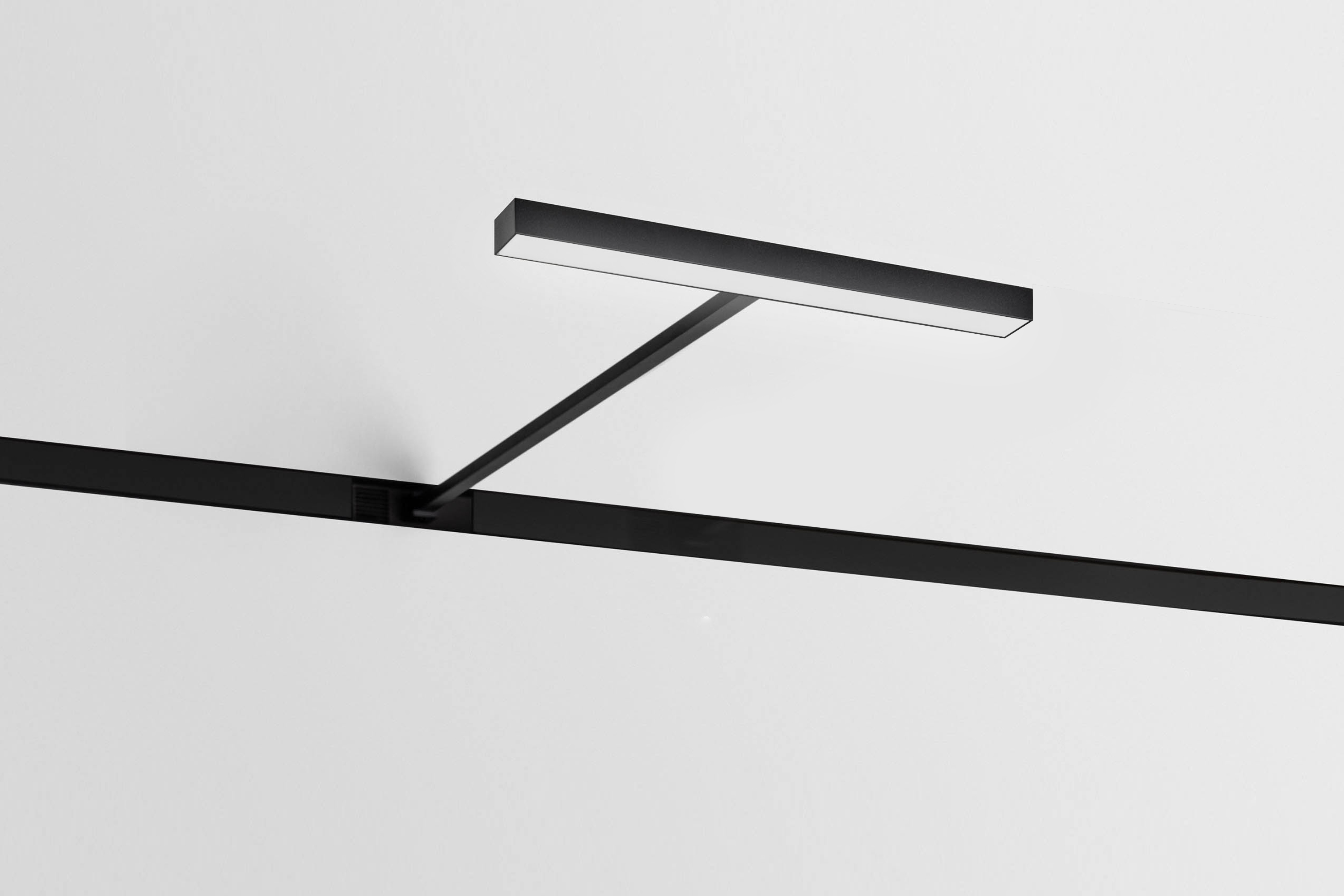Schéma coté du rail magnétique 48V FLOOD LED